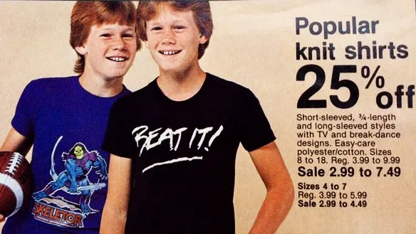 Travis Gravel (left) as a model with his twin brother